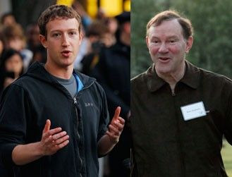 Mark Zuckerberg and Donal Graham