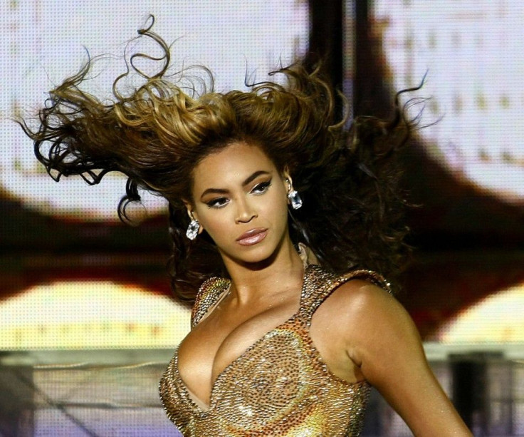 U.S. singer Beyonce performs during a concert in Lima