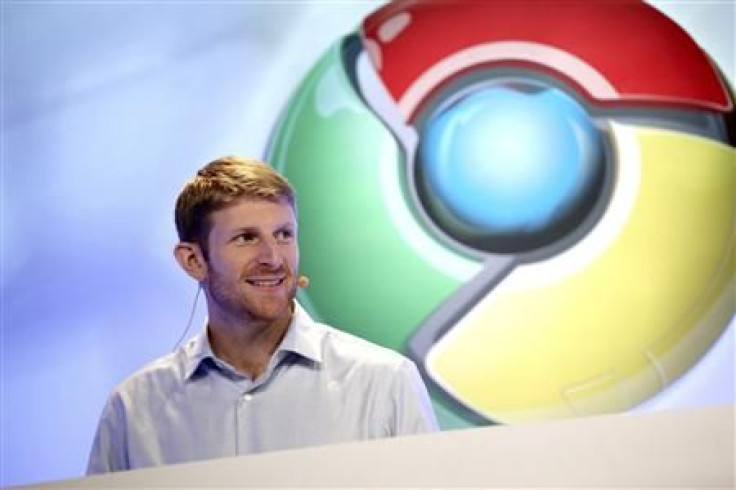 Brian Rakowski, director of product management for Google, speaks during the company's Chrome event in San Francisco
