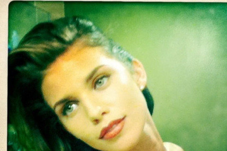AnnaLynne McCord cropped topless Twitter picture