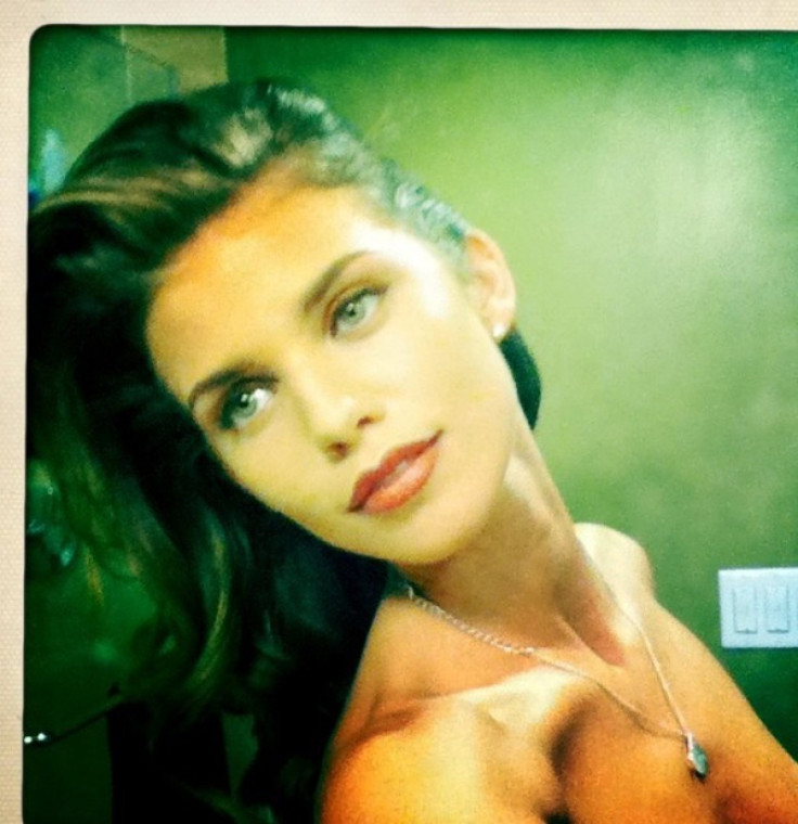 AnnaLynne McCord cropped topless Twitter picture