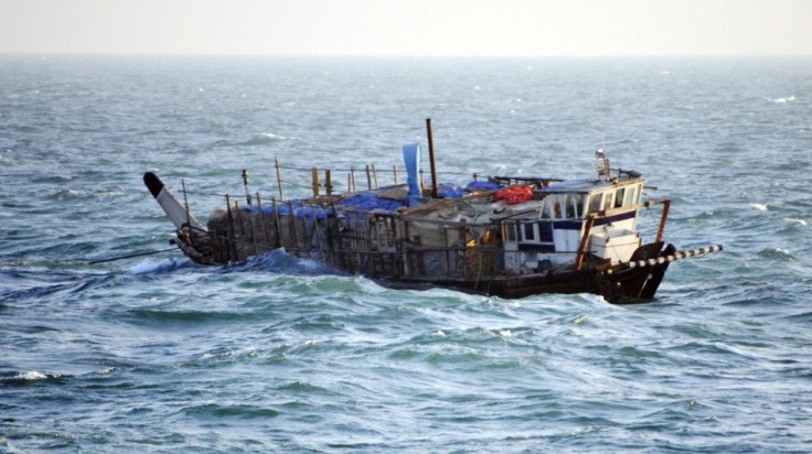 The Iran-flagged boat Ya-Hussayn taken from the U.S. Coast Guard Cutter Monomoy
