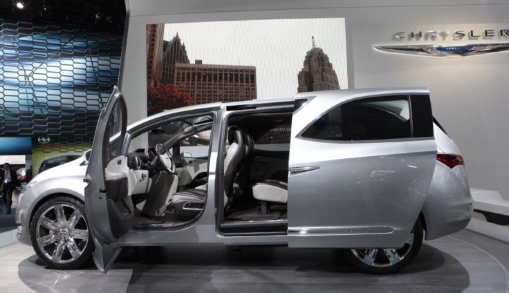 The Chrysler 700 C concept van is displayed on the final press preview day for the North American International Auto Show in Detroit, Michigan, January 10, 2012.