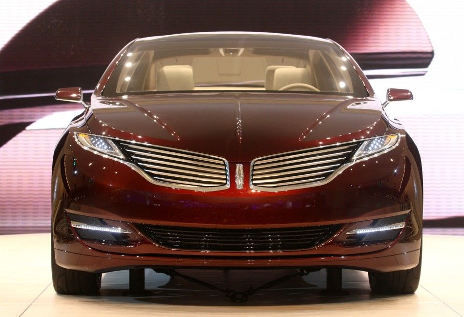 The Lincoln MK Z concept car is unveiled on the final press preview day for the North American International Auto Show in Detroit, Michigan, January 10, 2012.