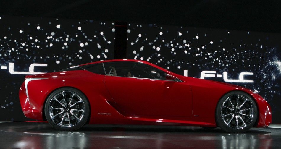 The Lexus LF-LC concept car is introduced on the first press preview day for the North American International Auto Show in Detroit, Michigan, January 9, 2012.