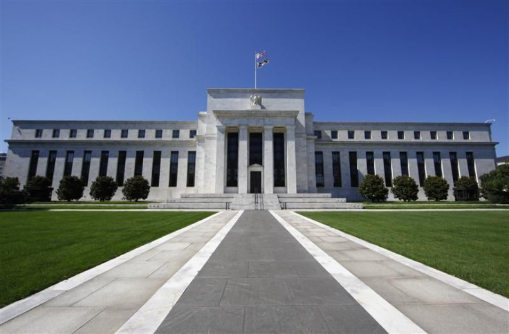 The U.S. Federal Reserve building is seen in Washington