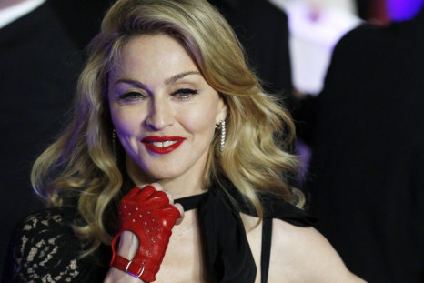 Director Madonna arrives for the premiere of her film W.E. in London 