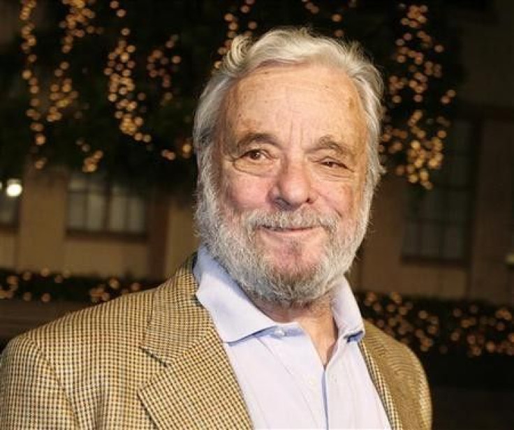 Stephen Sondheim poses as he arrives at a special screening of the DreamWorks Pictures film &#039;&#039;Sweeney Todd The Demon Barber of Fleet Street&#039;&#039; at Paramount Studios in Hollywood, California