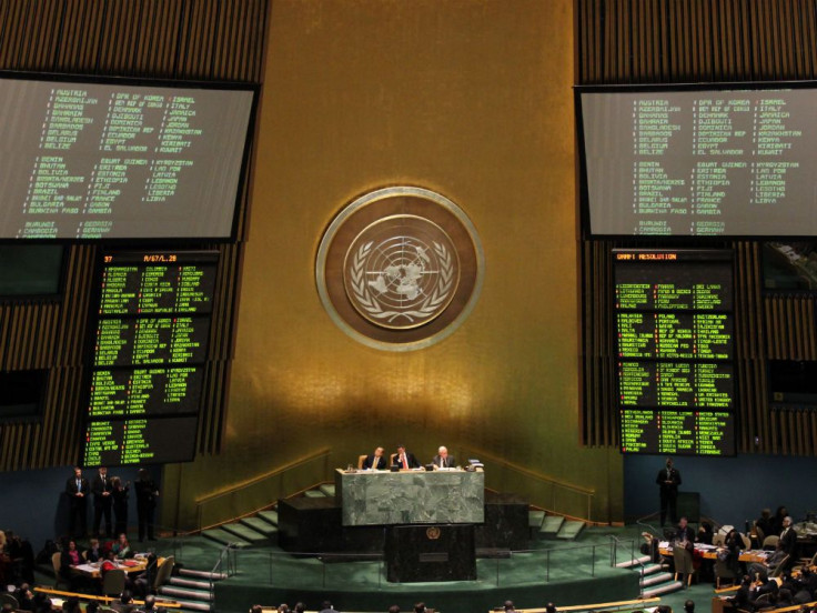 Palestine State Vote At UN