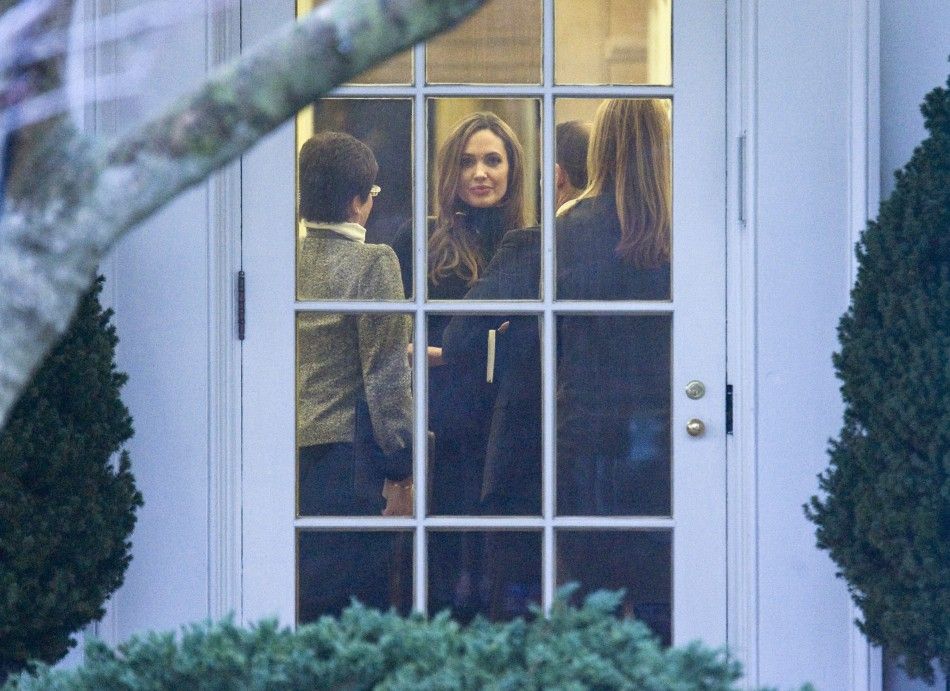Angelina Jolie and Brad Pitt Visit the White House