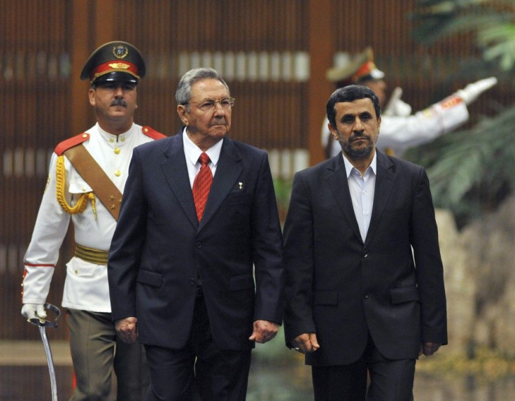 Ahmadinejad and Castro