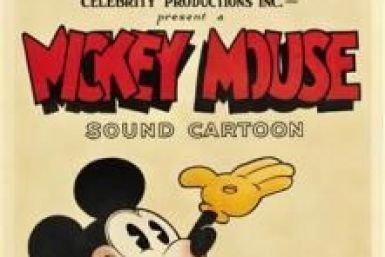 Mickey Mouse poster that sold for over $100,000