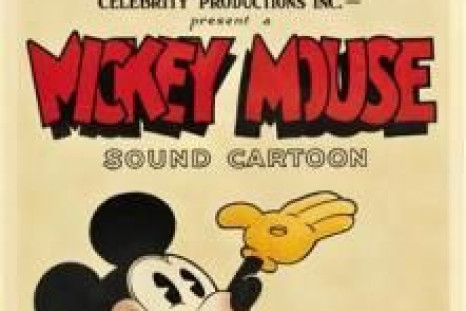 Mickey Mouse poster that sold for over $100,000