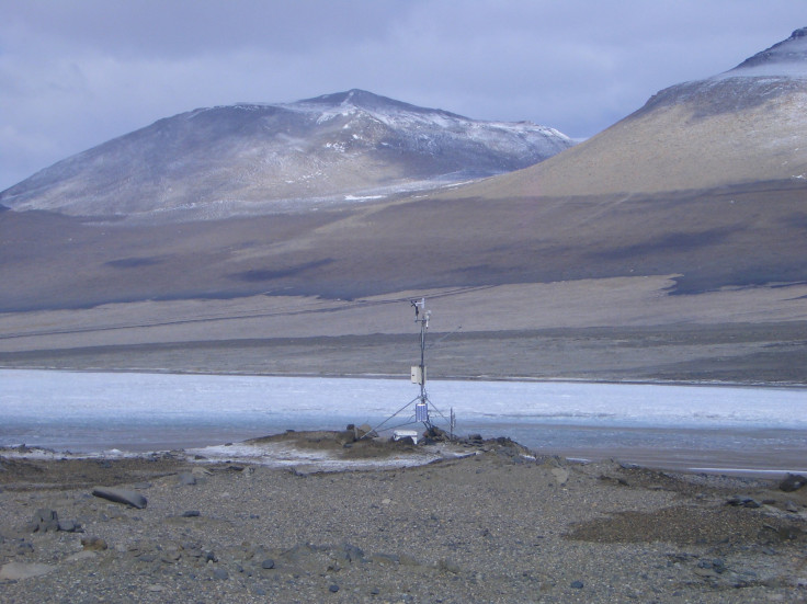 Lake Vida - one of the most remote lakes of Antarctica. 