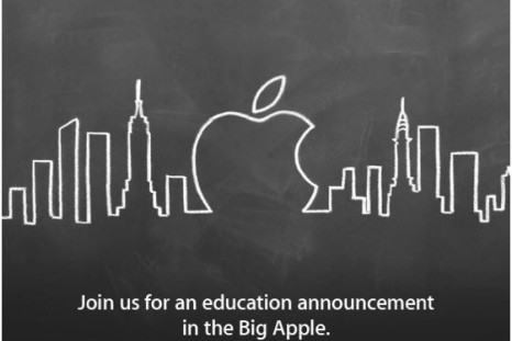 Join us for an education announcement in the Big Apple