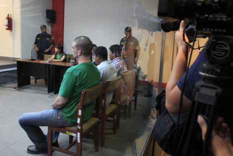 Dutch citizen Joran Van der Sloot sits in the courtroom before the reading of his verdict in Lima