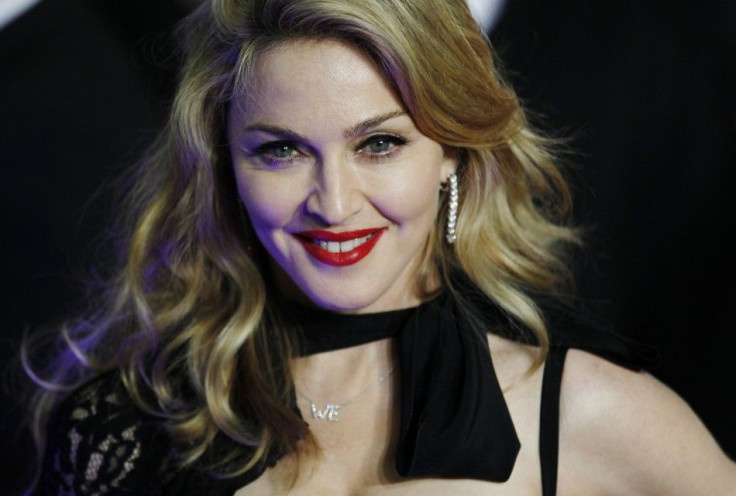 Director Madonna arrives for the premiere of her film W.E. in London