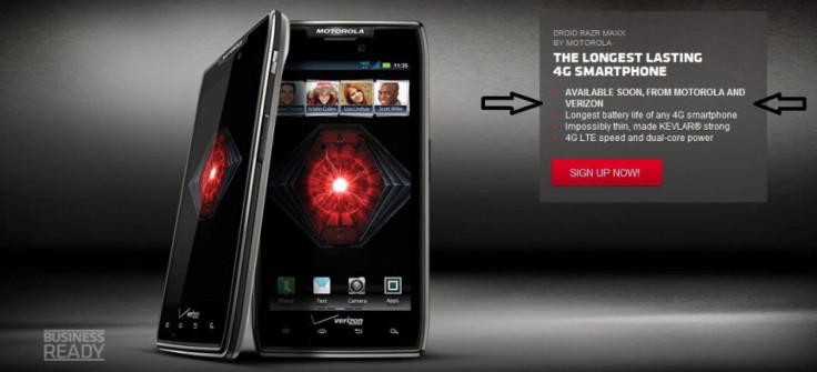 DROID RAZR MAXX Arriving on Jan. 26?