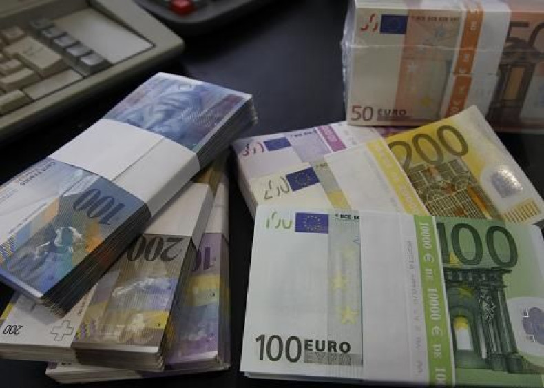 Euro Swiss notes 2012 2