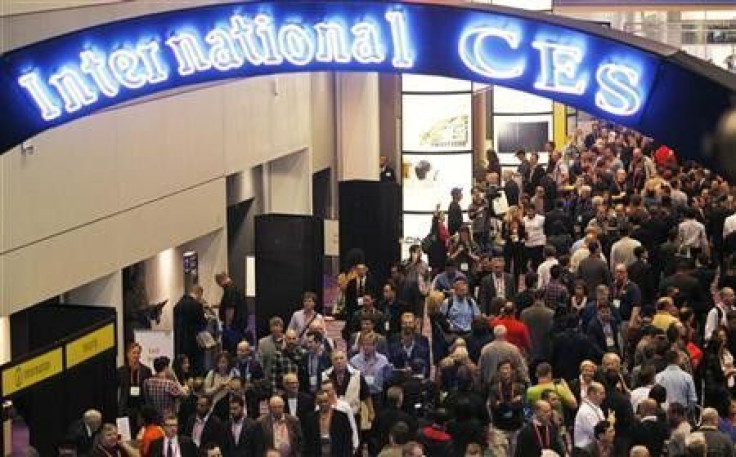Attendees jam the halls on the opening day of the Consumer Electronics Show in Las Vegas January 10, 2012.