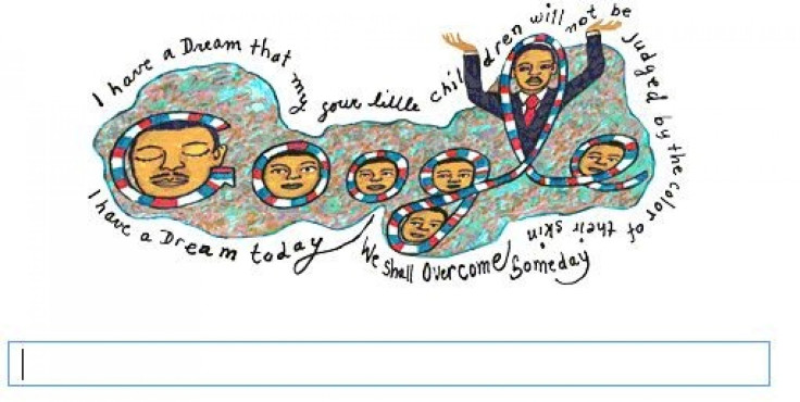 Martin Luther King Google Doodle