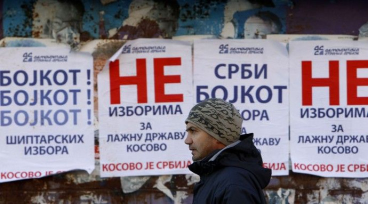 Kosovo awaits poll results, most Serbs boycott elections