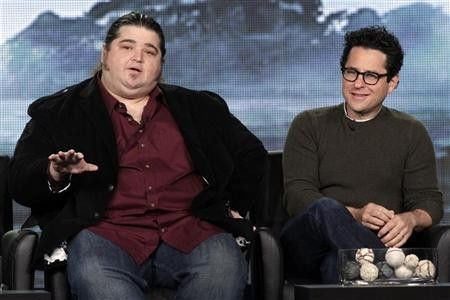 Actor Jorge Garcia and Executive Producer J.J. Abrams, of the new drama series ''Alcatraz'' take part in a panel session at the FOX Winter TCA Press Tour in Pasadena, California