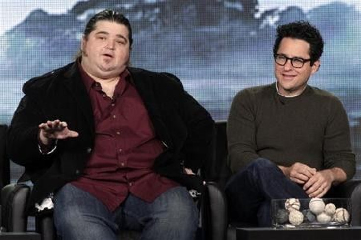 Actor Jorge Garcia and Executive Producer J.J. Abrams, of the new drama series &#039;&#039;Alcatraz&#039;&#039; take part in a panel session at the FOX Winter TCA Press Tour in Pasadena, California