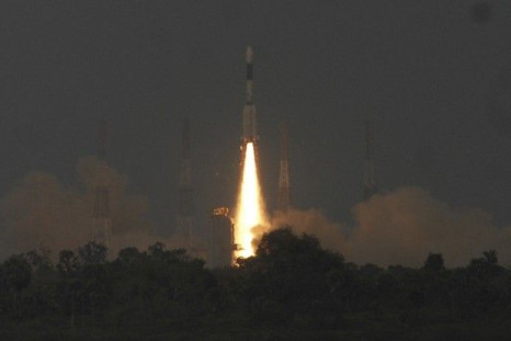 Launching satellite into the orbit