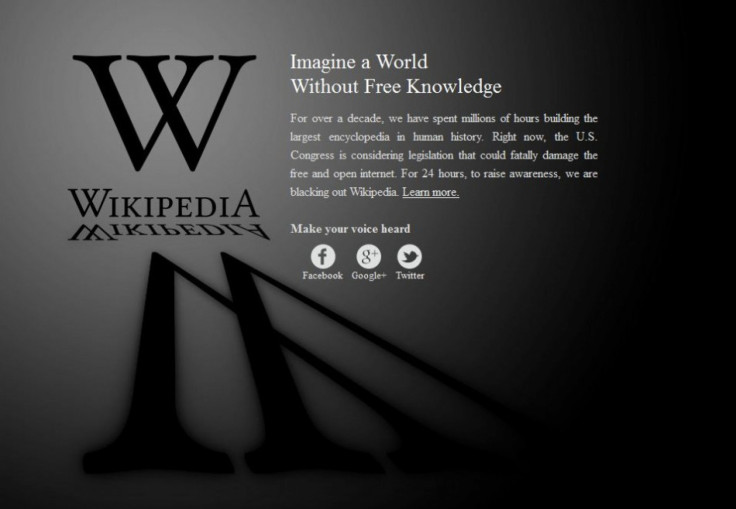 Wikipedia blackout