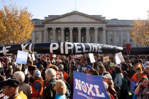 Obama rejects Keystone project, firm could reapply