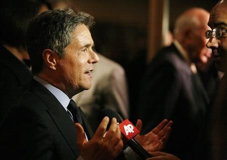 Paramount Pictures Chairman and CEO Brad Grey talks to media before a screening of ''Wings,'' the first Best Picture Oscar winner, part of Paramount Pictures' 100th Anniversary celebration at the Academy of Motion Picture Arts and