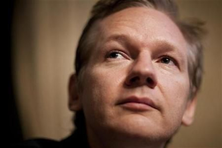 WikiLeaks founder Assange holds news conference at the Geneva Press Club in Geneva