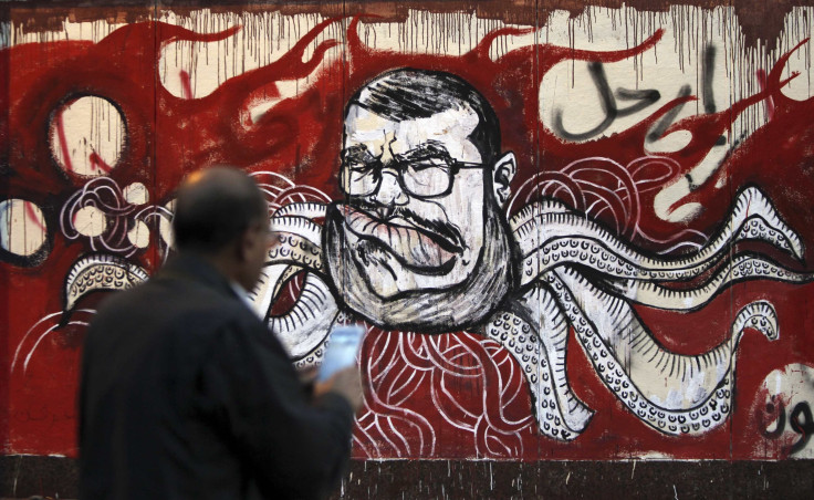 Egypt's President Mohammed Morsi-Mural-12.12.08