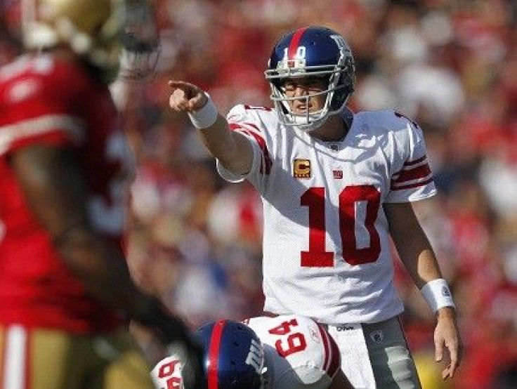 NY Giants Quarterback Eli Manning