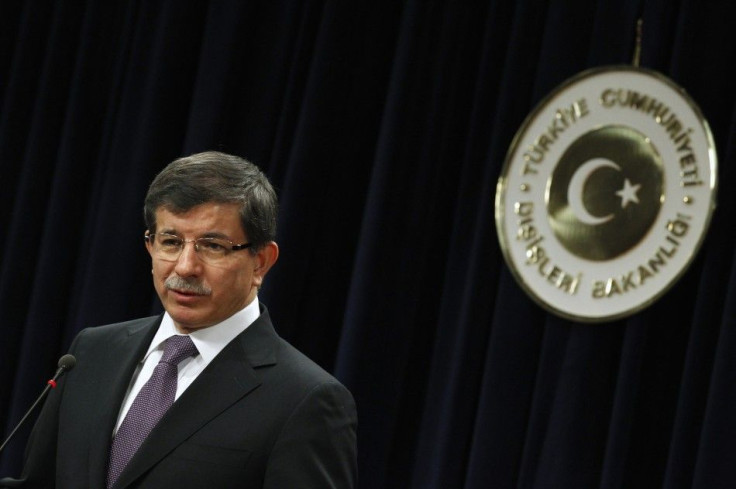 Turkey's foreign minister Ahmet Davutoglu