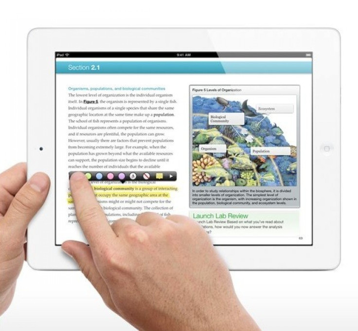 Apple unveiled iBooks 2 on Thursday, which allows users to buy and read full school textbooks on their iPad. The free app is easy to navigate, search, take notes, and create study materials.