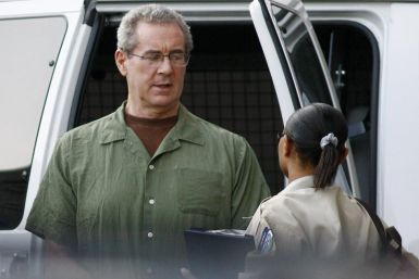 R. Allen Stanford arrives at federal court for a hearing before U.S. District Judge Nancy Atlas in Houston August 24, 2010.