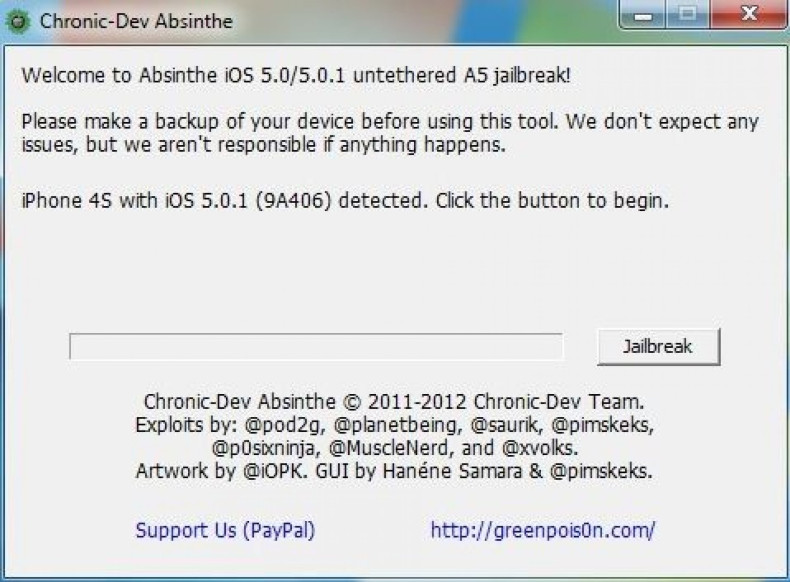 iOS 5 Untethered Jailbreak: How to Use Absinthe for Windows to Jailbreak iPhone 4S and iPad 2