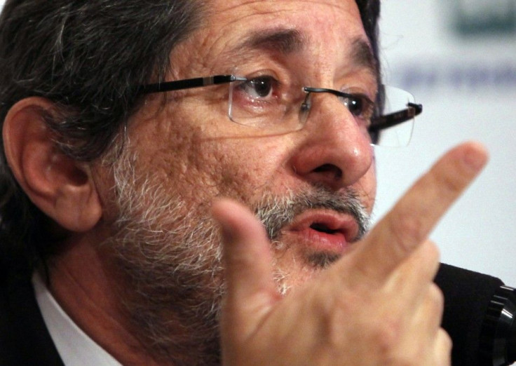 Jose Sergio Gabrielli, president of Brazil's state oil company Petrobras, speaks during a news conference in Tokyo November 7, 2011.