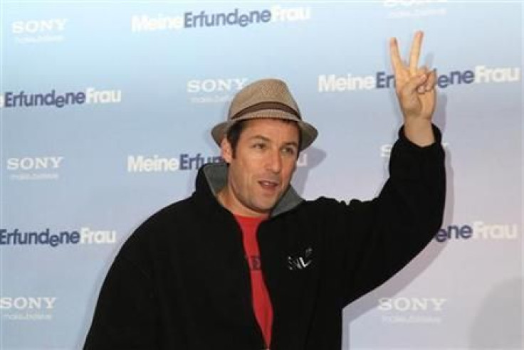 Adam Sandler was one of countless stars at the 12-12-12 concert.