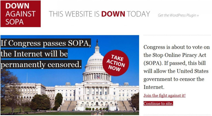 Down Against SOPA