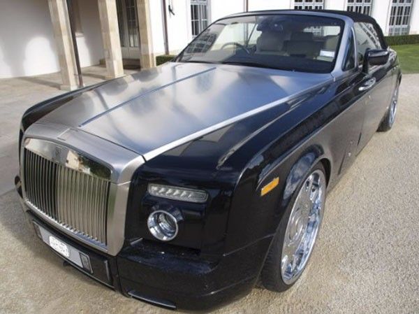 Handout picture of a Rolls-Royce Phantom Drophead Coupe at the Auckland residence of Kim Dotcom
