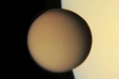 Titan seen from the Cassini spacecraft