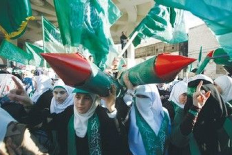 Hamas rally in the West bank