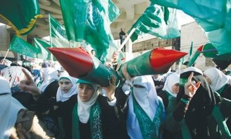 Hamas rally in the West bank