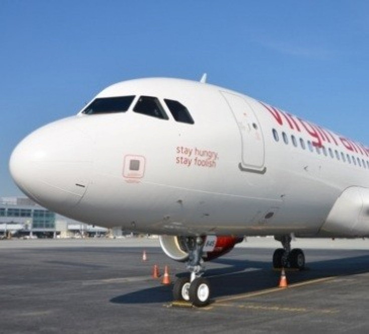 Virgin America, which is the only airliner based in Silicon Valley, honored the late Apple founder Steve Jobs by naming its newest jet after one of his most infamous quotes: &quot;Stay Hungry, Stay Foolish.&quot;