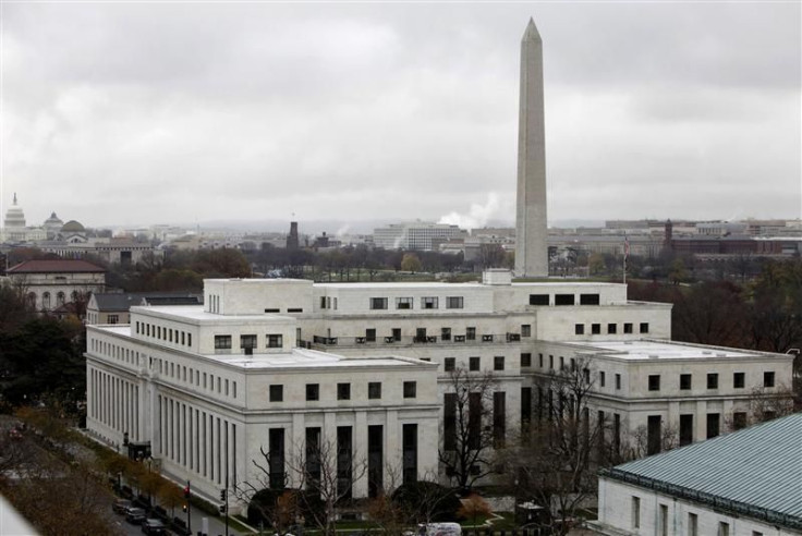 The Federal Reserve building is pictured in Washington