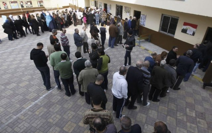 Cairo polling center