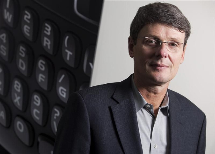 Thorsten Heins poses for a portrait at Research in Motion headquarters in Waterloo